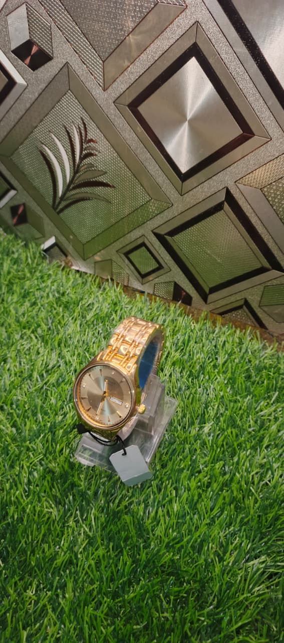 Golden Citizen Quartz Watch By Polaris ⌚